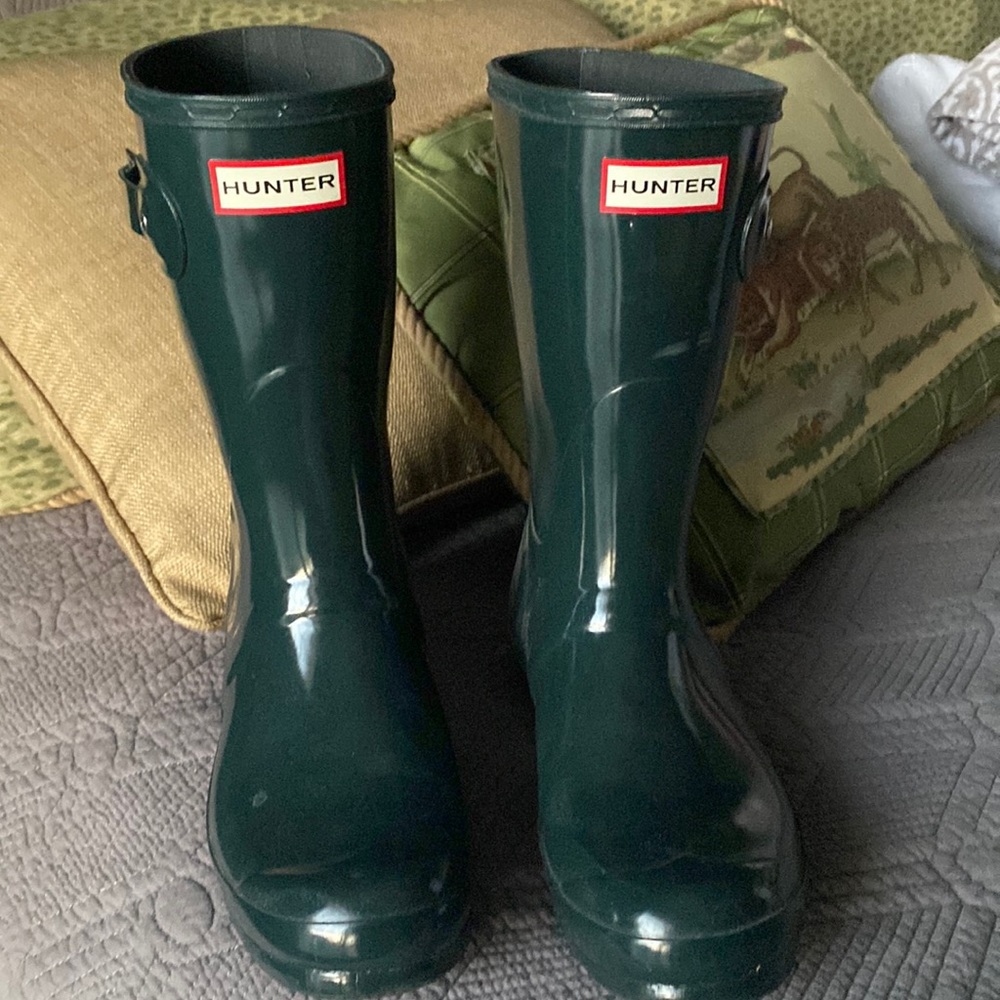 Hunter Boots Hunter Green Size 8
